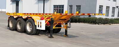 梁鄆牌SLY9382TWY危險品罐箱骨架運輸半掛車